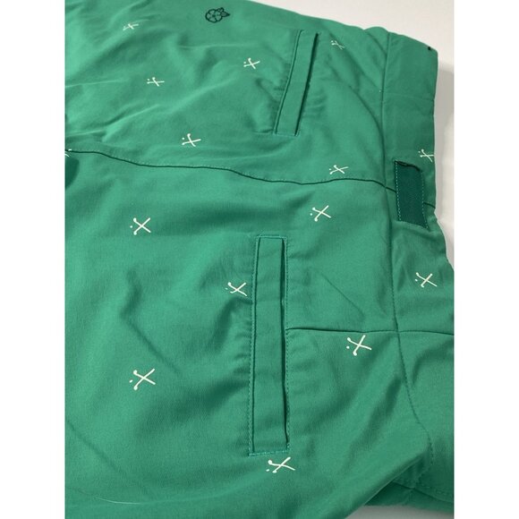 Nike Flex Novelty Lucky Charms Shorts Mens L 33* 10” Inseam Green Golf Slim Fit - Picture 8 of 16